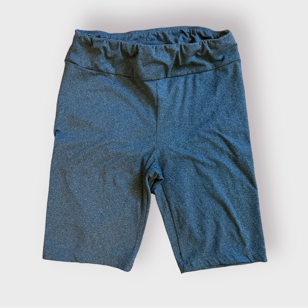 Heather Gray Biker Shorts